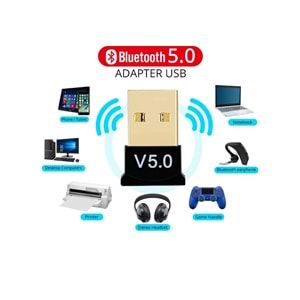 PRO5TECH Bluetooth 5.0 Dongle Adaptör Kapsama 20MT