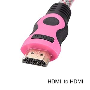BAJEAL HDMI TO HDMI 3m Altın Uçlu 24K 1.4 Ver. 3D Kablosu