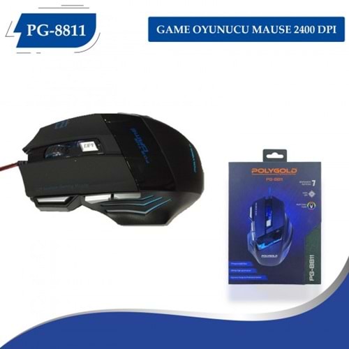 POLYGOLD PG-8811 GAMING MOUSE 3600 DPI