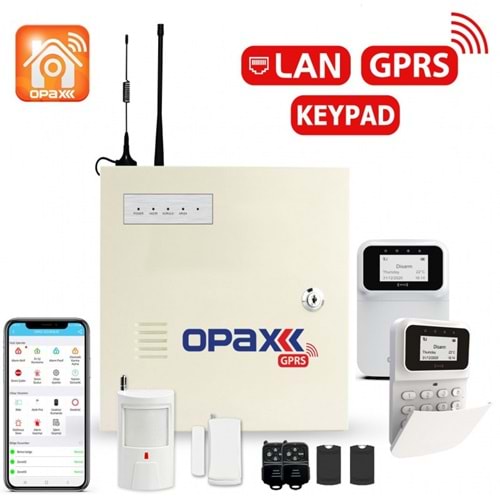 OPAX-2747 GPRS&LAN ALARM PANELİ
