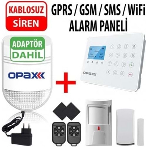 ARD-575 GPRS/GSM/Wifi Özellikli Kablolu/Kablosuz Mini Dokunmatik Alarm Seti