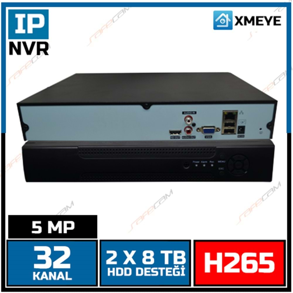 ALWANTEK NVR 32 KANEL 5MP H265+