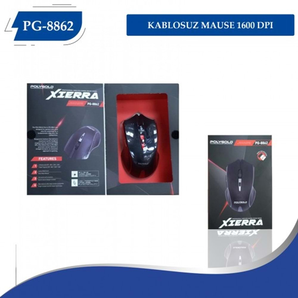 POLY GOLD PG-8862 KABLOSUZ MOUSE GMAUNG