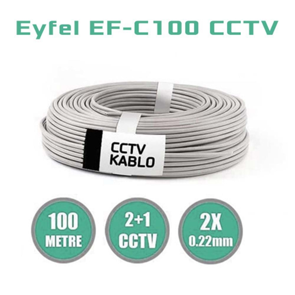 EYFEL CCTV KABLO 2+1