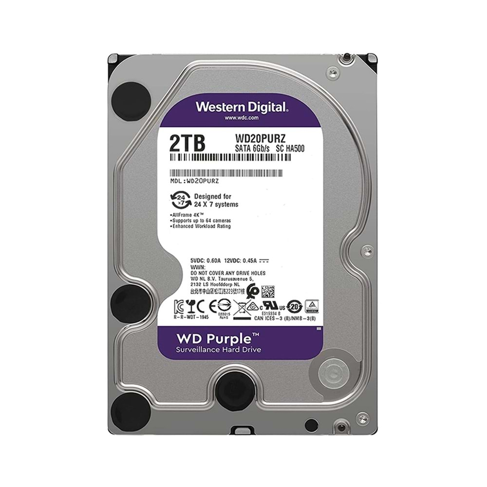 WD WESTERN DIGITAL PURPLE 2TB