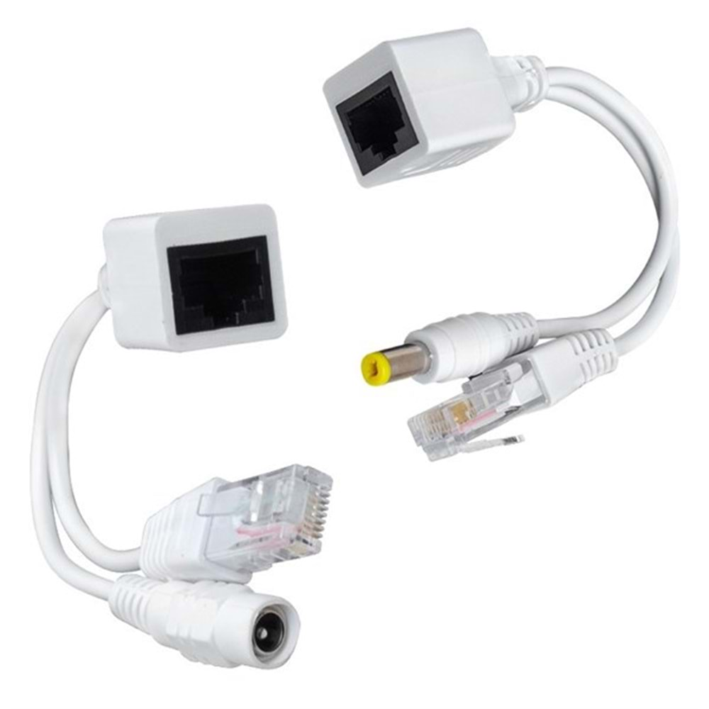 POWERMASTER IP KAMERA POE KABLOSU AKTİF POE SPLITTER DİŞİ POWER UÇ 6063