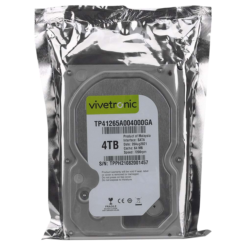 Vivetronic TP41265A002000GA 4TB 3.5 SATA HDD