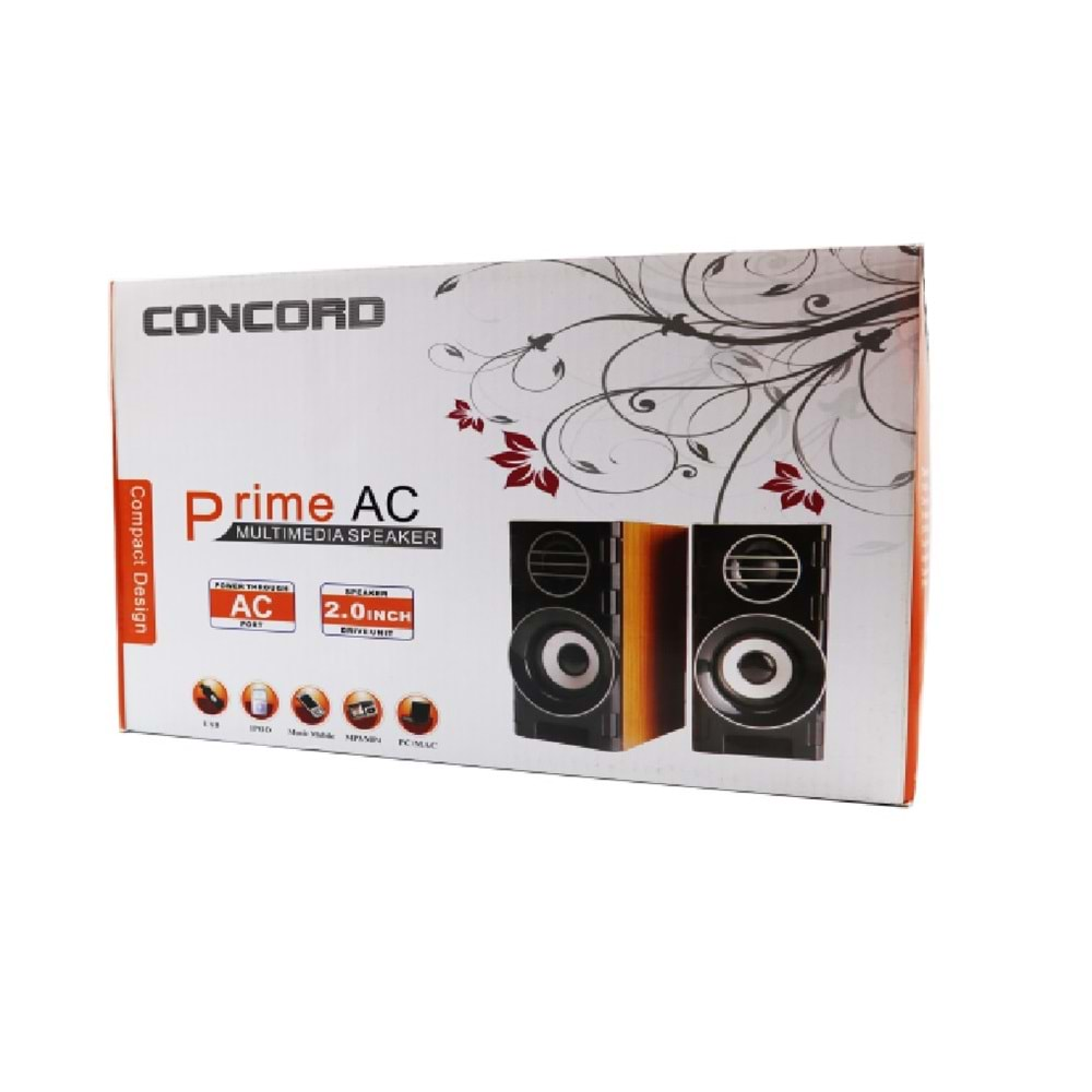 CONCORD C-8007 PC SPEAKER SİYAH SARI