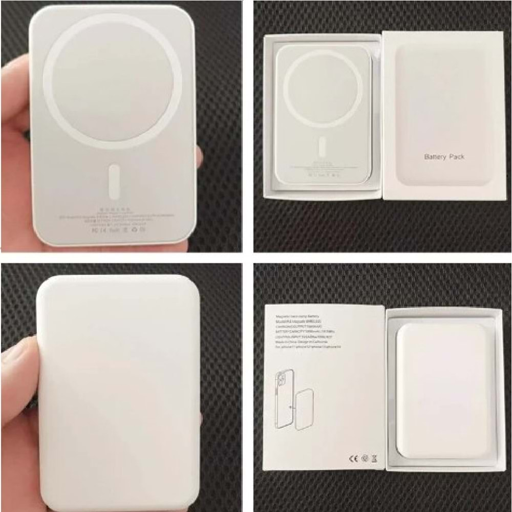 5000MAH MAGSAFE WİRELESS KABLOSUZ POWERBANK 5000