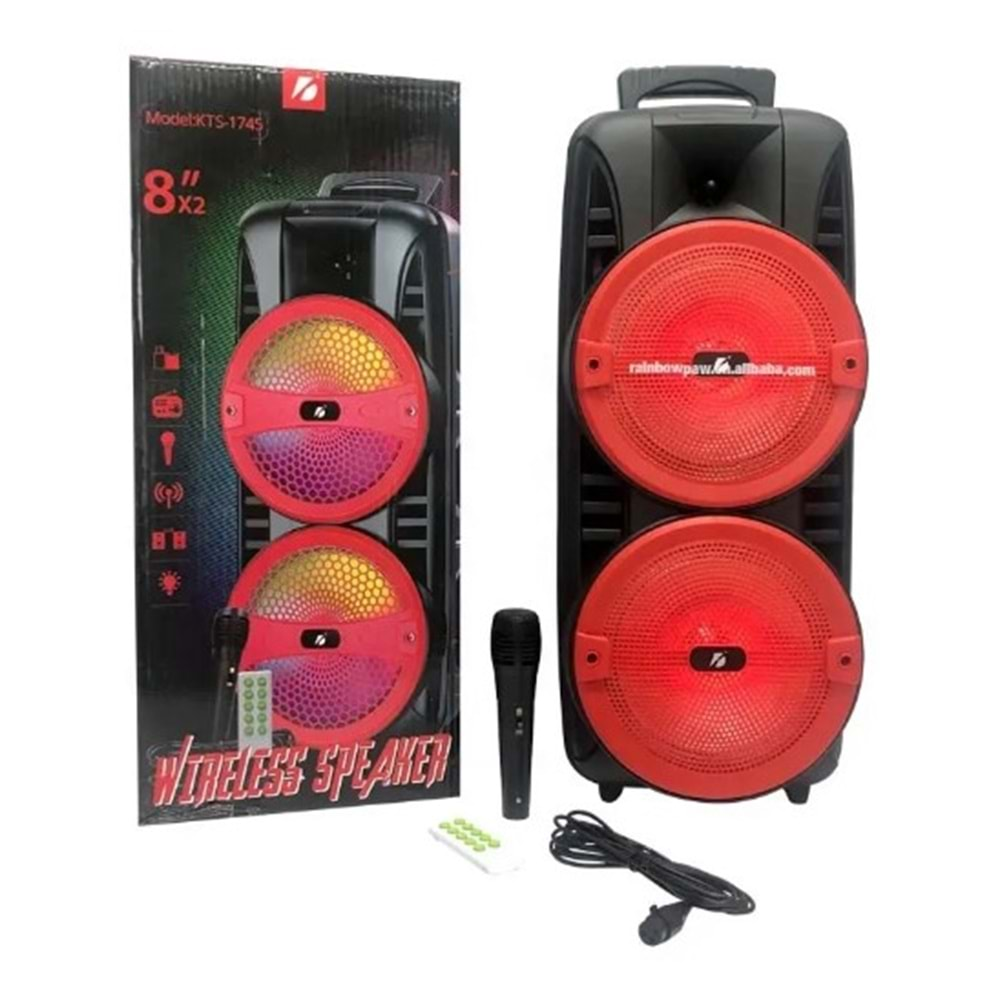 KTS-1745 SPEAKER BULETOTH IŞIKLI