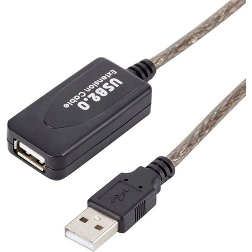 POWERMASTER PM-4493 5 METRE ŞEFFAF USB 2.0 UZATMA KABLOSU 4493