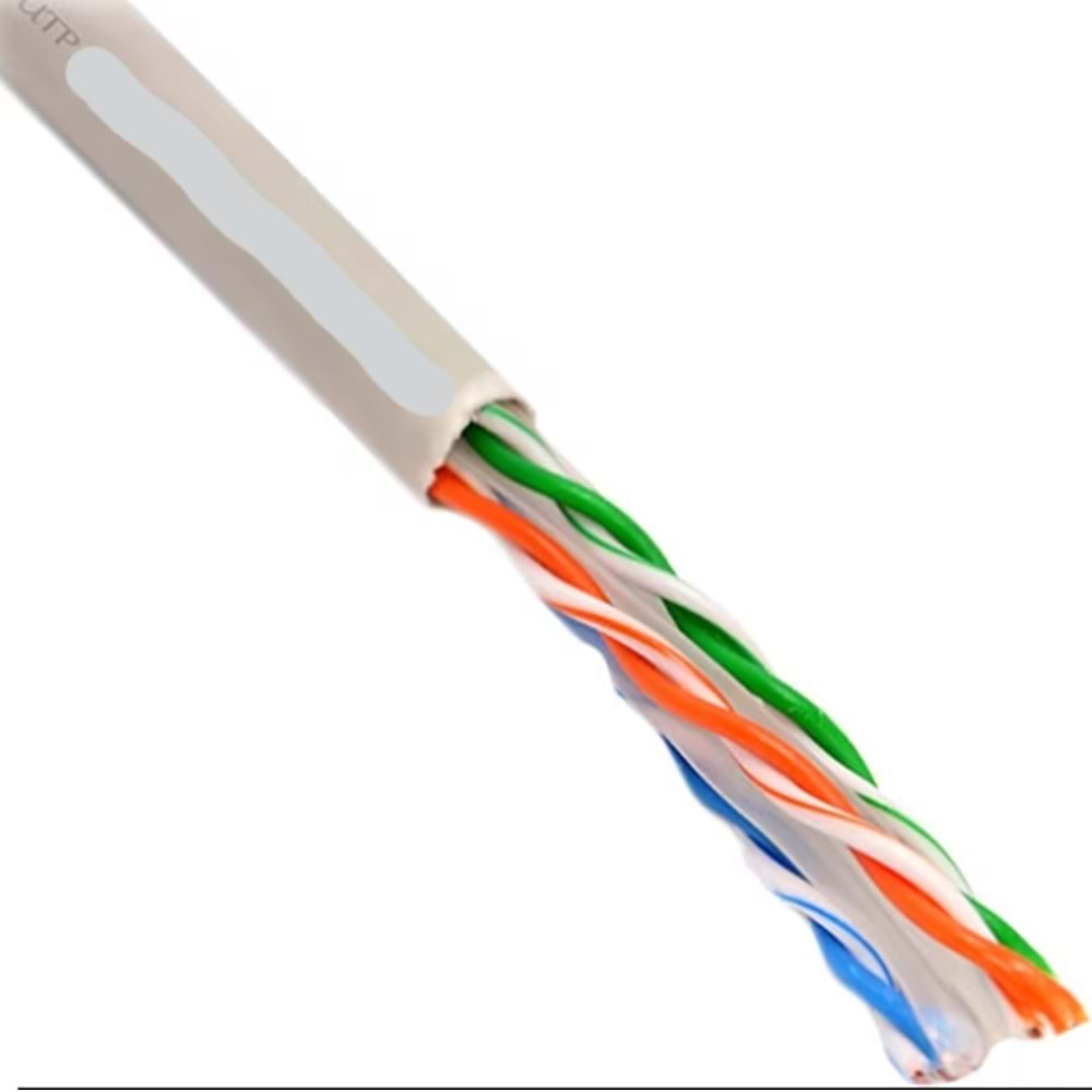 MJ VİSİON CAT6 UTP 0.57 305 23 AWG UCUZ GRİ RENK