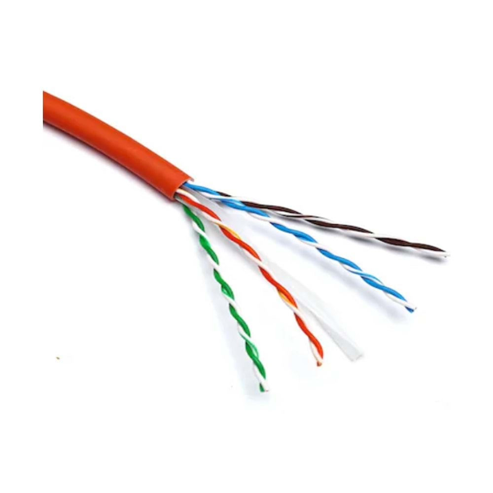 MİWAEA CAT6 UTP 0.57 305 23 AWG UCUZ ORANG RENK