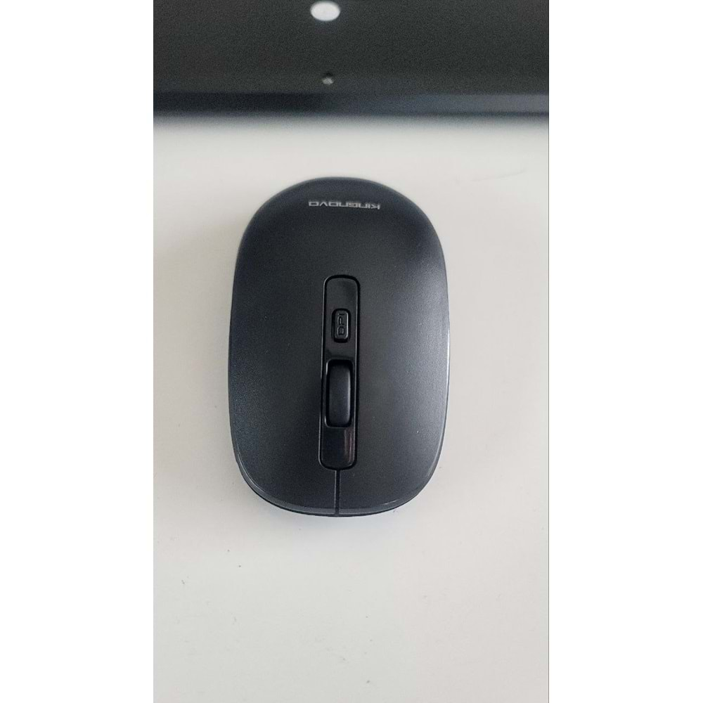 KINGNOVO C400 Siyah Kablosuz Q Multimedia Klavye + Mouse Set