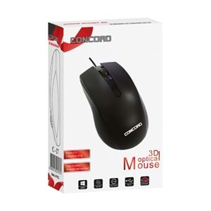 Concord C-17 Kablolu Optik Mouse