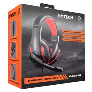 Hytech HY-G9 BANNER Siyah/kırmızı Gaming Oyuncu Mikrofonlu Kulaklık