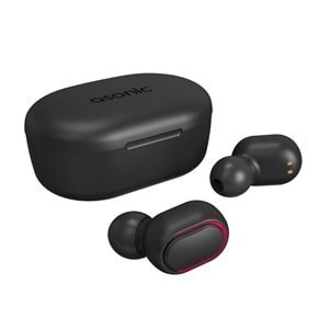 Asonic AS-TWS7S Siyah Mobil Telefon Uyumlu Bluetooth TWS AirPods Mikrofonlu Kulaklık