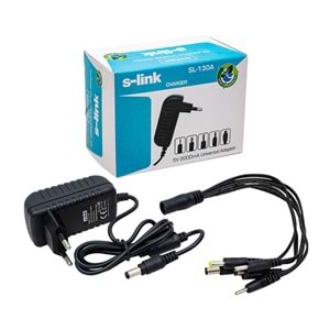 S-link SL-130A 5V 2A 5 Uçlu Universal Tablet PC Adaptörü