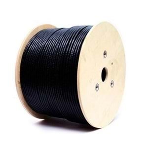 MJ VISION Cat6 UTP 0,50MM CCA OUTDOOR BLAK 305M