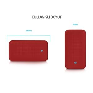 S-link IP-757 10000mAh 2.1A Çıkış Kırmızı Taşınabilir Pil Şarj Cihazı g101