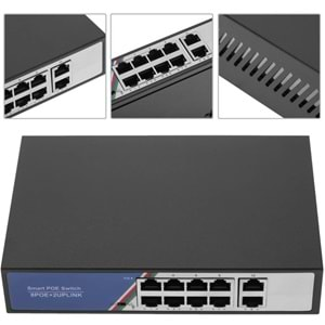 STARKVİSON POE SWITCH 8 PORT 10/100M ST-1008G