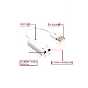 PRO5TECH Ses Kartı Usb Sound 7.1 CHANNEL