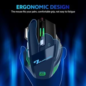 BAJEAL G5 Oyun Mouse 2400 Dpi Işıklı Mouse Gaming Mouse