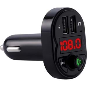 Concord C615 3.1A Çift USB & Şarj Flash Bellek Girişi Bluetooth Fm Transmitter